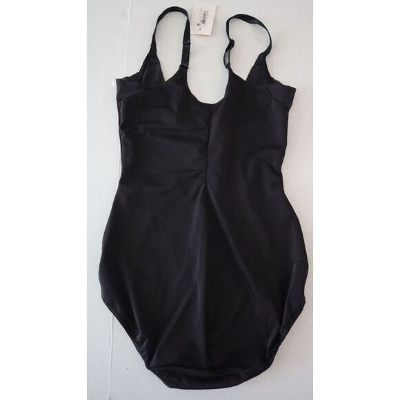 Maidenform 1856 Women's Sz S Black Flexees Open Bust Wide Strap Body Shaper $57 - Picture 2 of 7